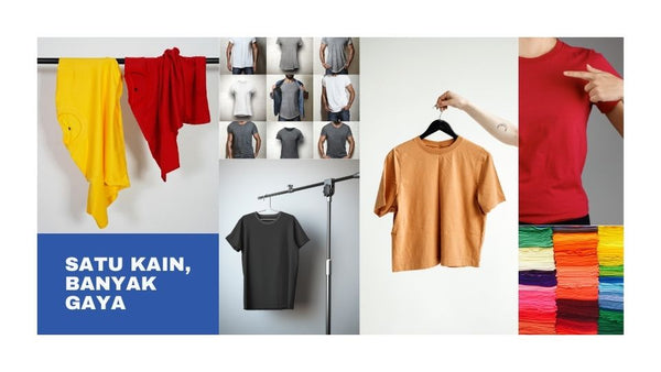 Satu Kain, Banyak Gaya: Lookbook Kaos Polos Combed Favorit KawanSAM!